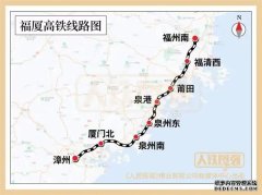 时速350公里：中国首条跨海高铁来了！超长震撼一图